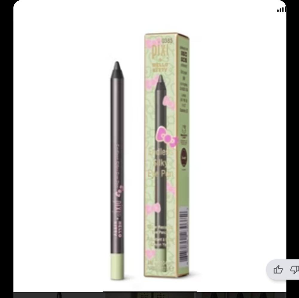 Pixi Hello Kitty Black Eye Pencil with Pink Accents